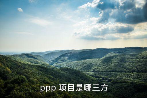  ppp 項目是哪三方