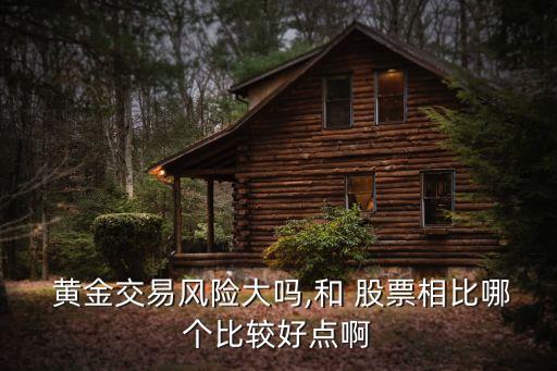  黃金交易風(fēng)險大嗎,和 股票相比哪個比較好點啊
