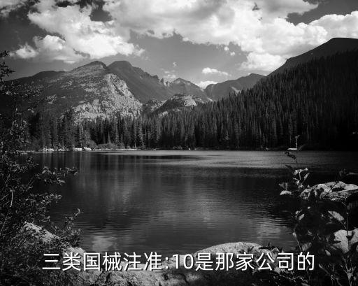 三類(lèi)國(guó)械注準(zhǔn):10是那家公司的