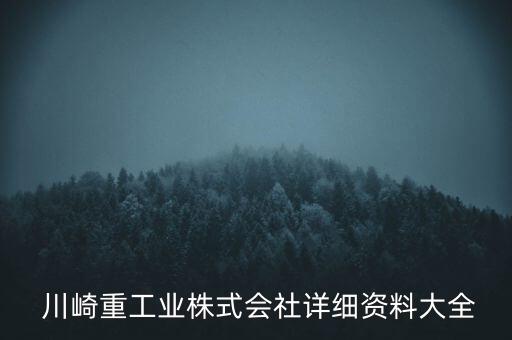  川崎重工業(yè)株式會社詳細(xì)資料大全