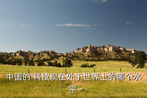 中國的 科技現(xiàn)在處于世界上的哪個(gè)水平