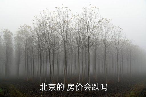  北京的 房價(jià)會(huì)跌嗎