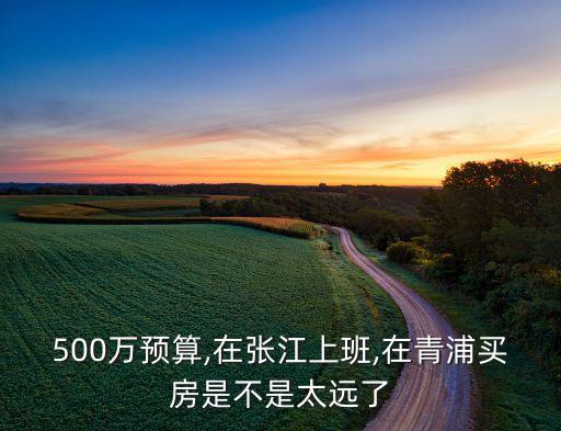 500萬(wàn)預(yù)算,在張江上班,在青浦買(mǎi)房是不是太遠(yuǎn)了