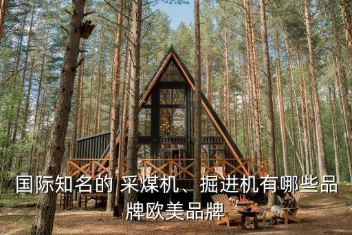 國際知名的 采煤機(jī)、掘進(jìn)機(jī)有哪些品牌歐美品牌