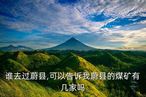 誰(shuí)去過蔚縣,可以告訴我蔚縣的煤礦有幾家嗎