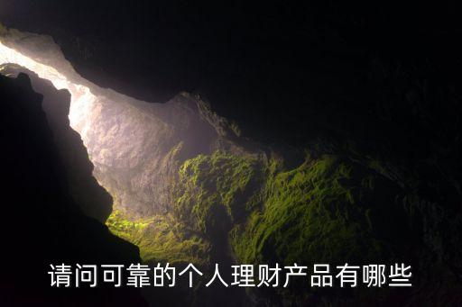 請問可靠的個(gè)人理財(cái)產(chǎn)品有哪些