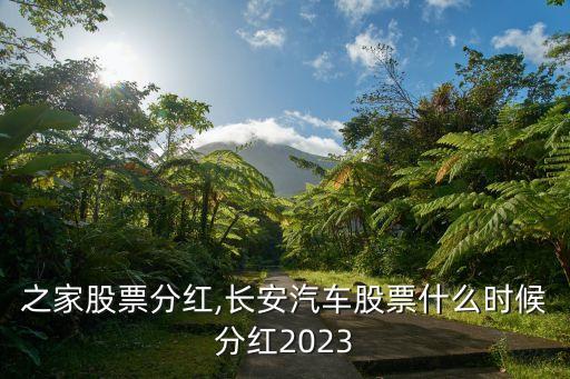 汽車之家股票分紅,長(zhǎng)安汽車股票什么時(shí)候分紅2023