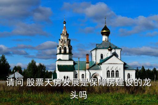 請問 股票天房發(fā)展是保障房建設的龍頭嗎