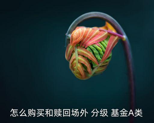 怎么購(gòu)買和贖回場(chǎng)外 分級(jí) 基金A類