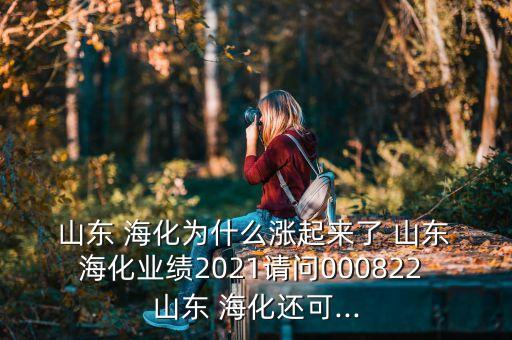  山東 ?；癁槭裁礉q起來了 山東 ?；瘶I(yè)績2021請問000822 山東 ?；€可...