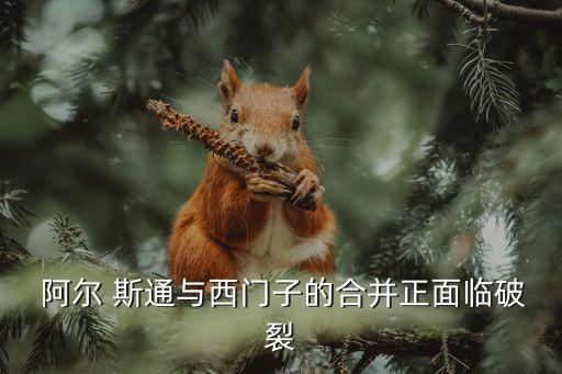  阿爾 斯通與西門(mén)子的合并正面臨破裂