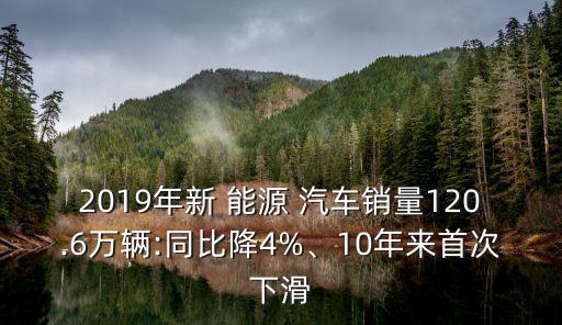 2019年新 能源 汽車銷量120.6萬輛:同比降4%、10年來首次下滑