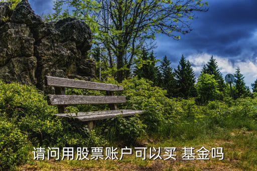 請(qǐng)問(wèn)用股票賬戶可以買 基金嗎