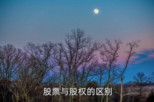  股票與股權的區(qū)別