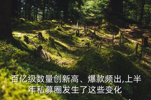  百億級數(shù)量創(chuàng)新高、爆款頻出,上半年私募圈發(fā)生了這些變化