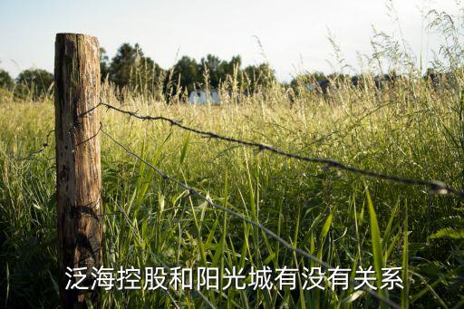  泛?？毓珊完?yáng)光城有沒(méi)有關(guān)系