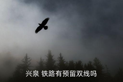興泉 鐵路有預(yù)留雙線(xiàn)嗎
