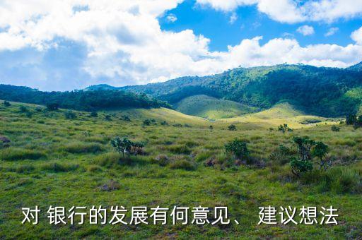 對銀行的合理化建議,銀行網點效能提升合理化建議