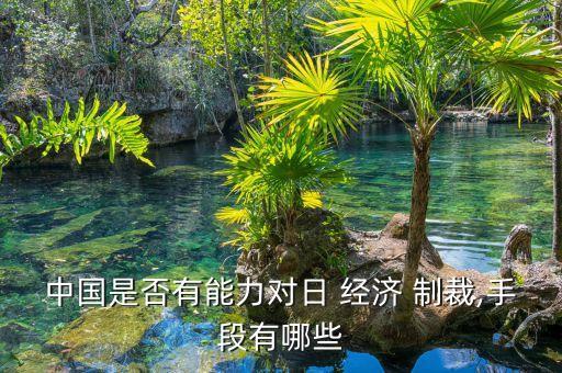 中國是否有能力對(duì)日 經(jīng)濟(jì) 制裁,手段有哪些