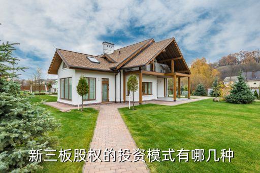  新三板股權的投資模式有哪幾種