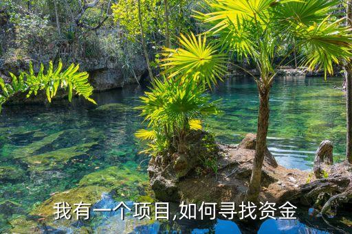 我有一個項(xiàng)目,如何尋找資金